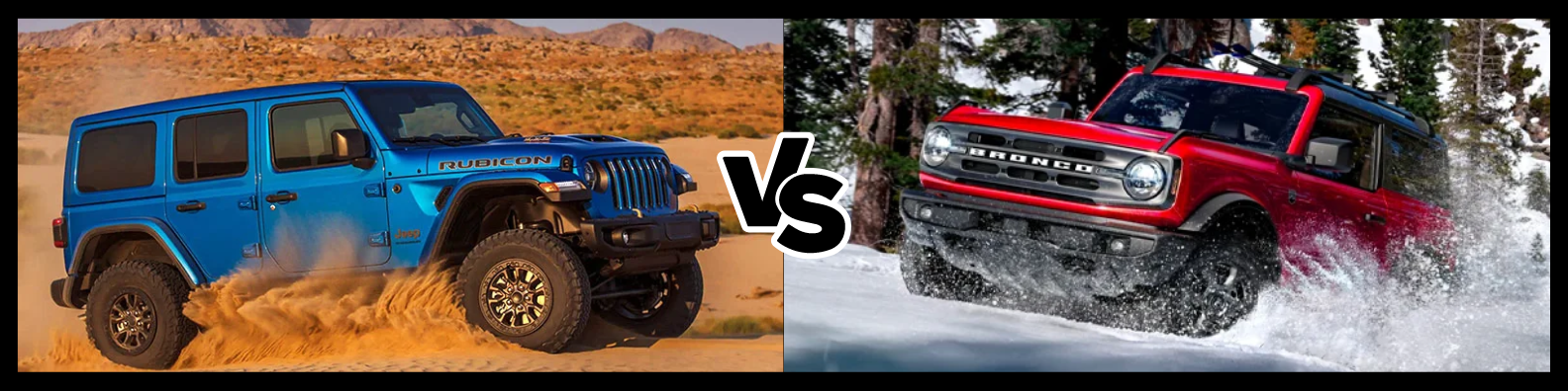 2023 Jeep Wrangler vs 2023 Ford Bronco