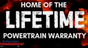 Lifetime powertrain warranty 
